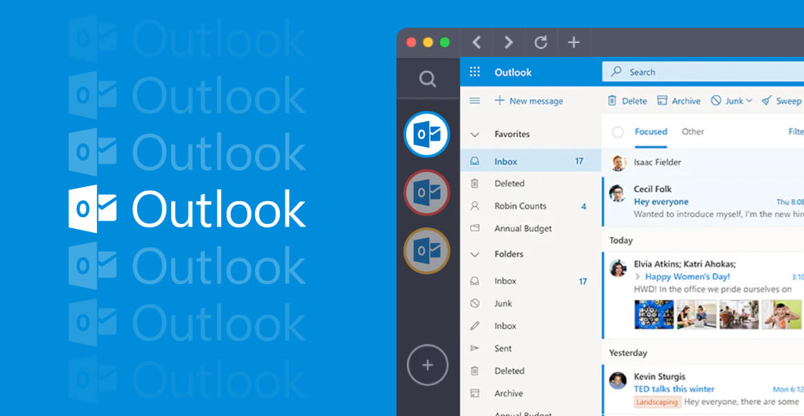set up a single inbox for multiple emails in outlook 2016 for mac